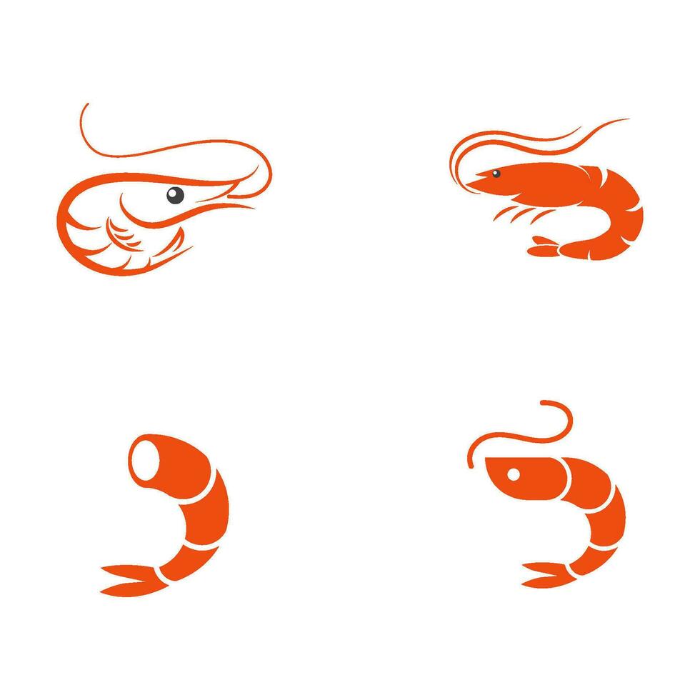 garnalen vector pictogram illustratie