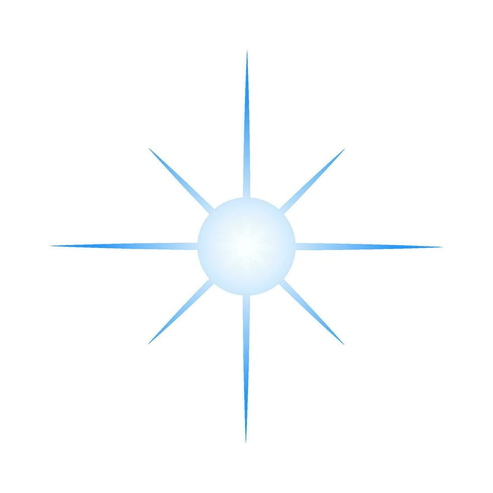 plek verlichting blauw illustratie vector