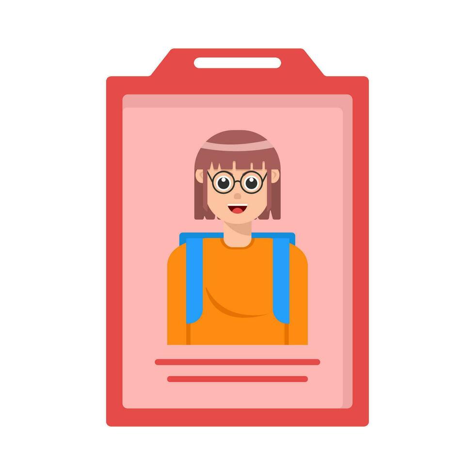 ID kaart kaart illustratie vector