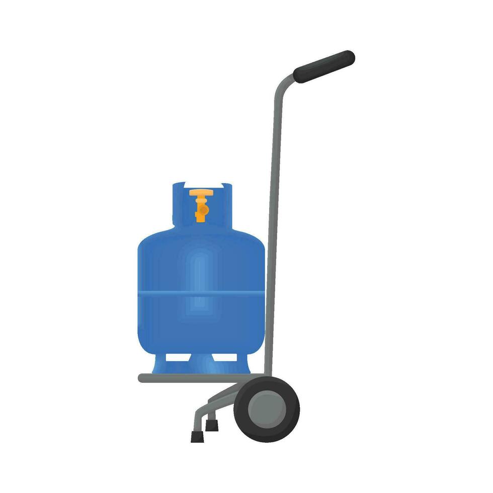 gas- lpg in wiel illustratie vector