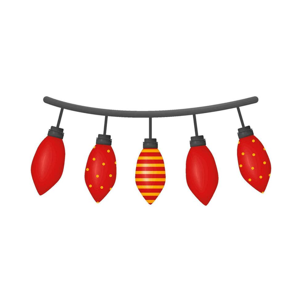 Kerstmis lamp illustratie vector