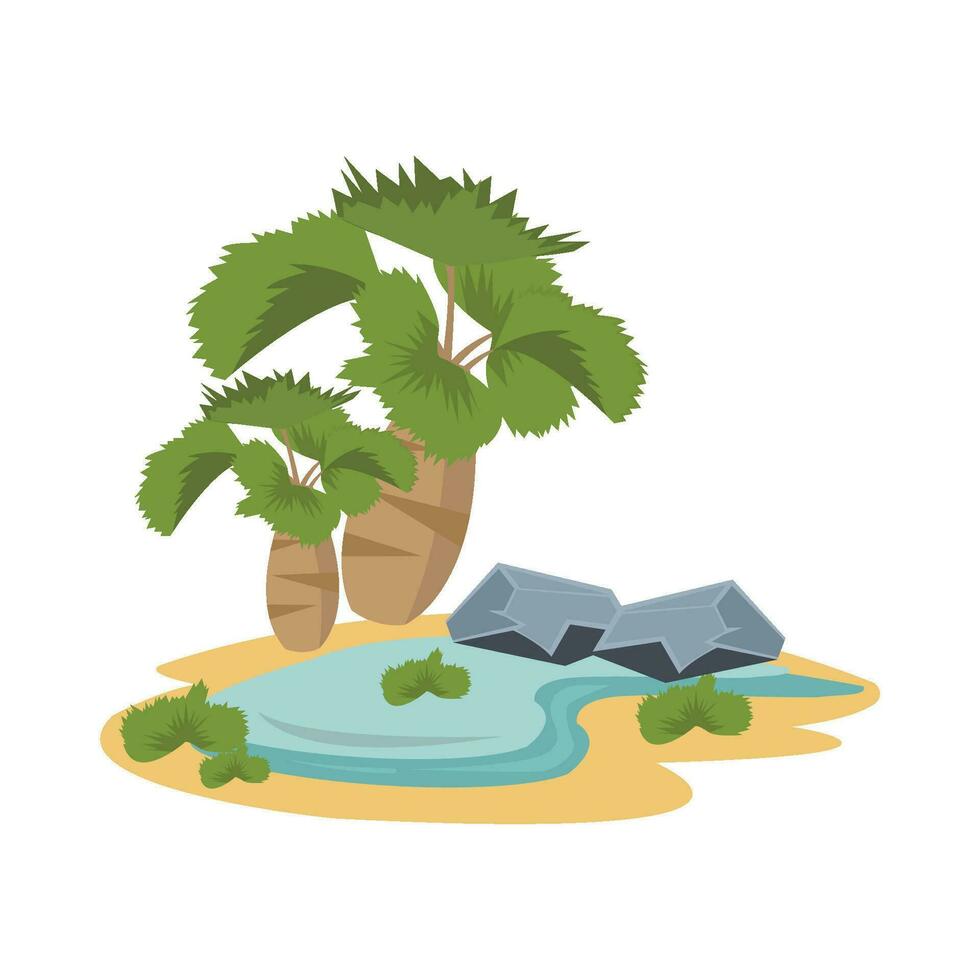 palmboom illustratie vector