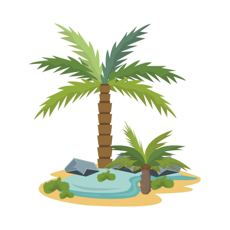 palmboom illustratie vector