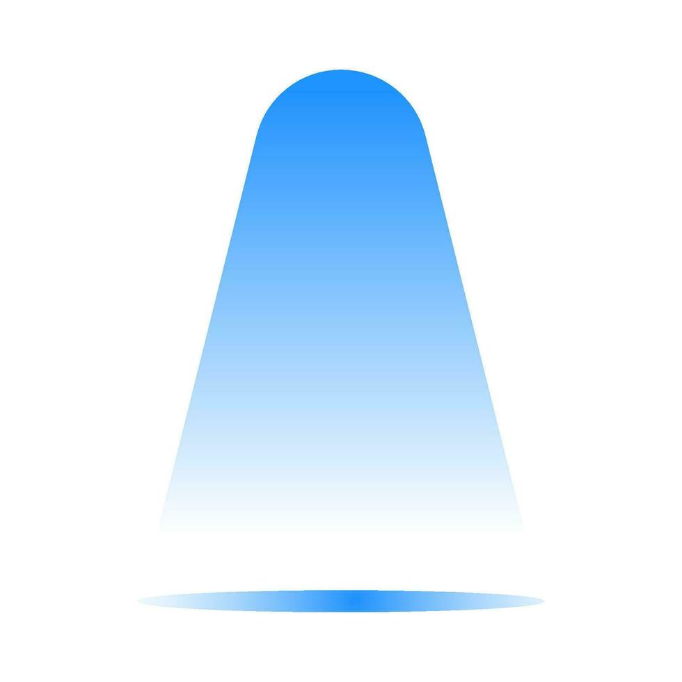 plek licht lamp blauw illustratie vector