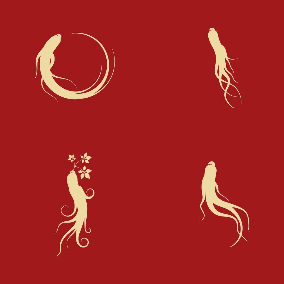 ginseng vector icoon illustratie