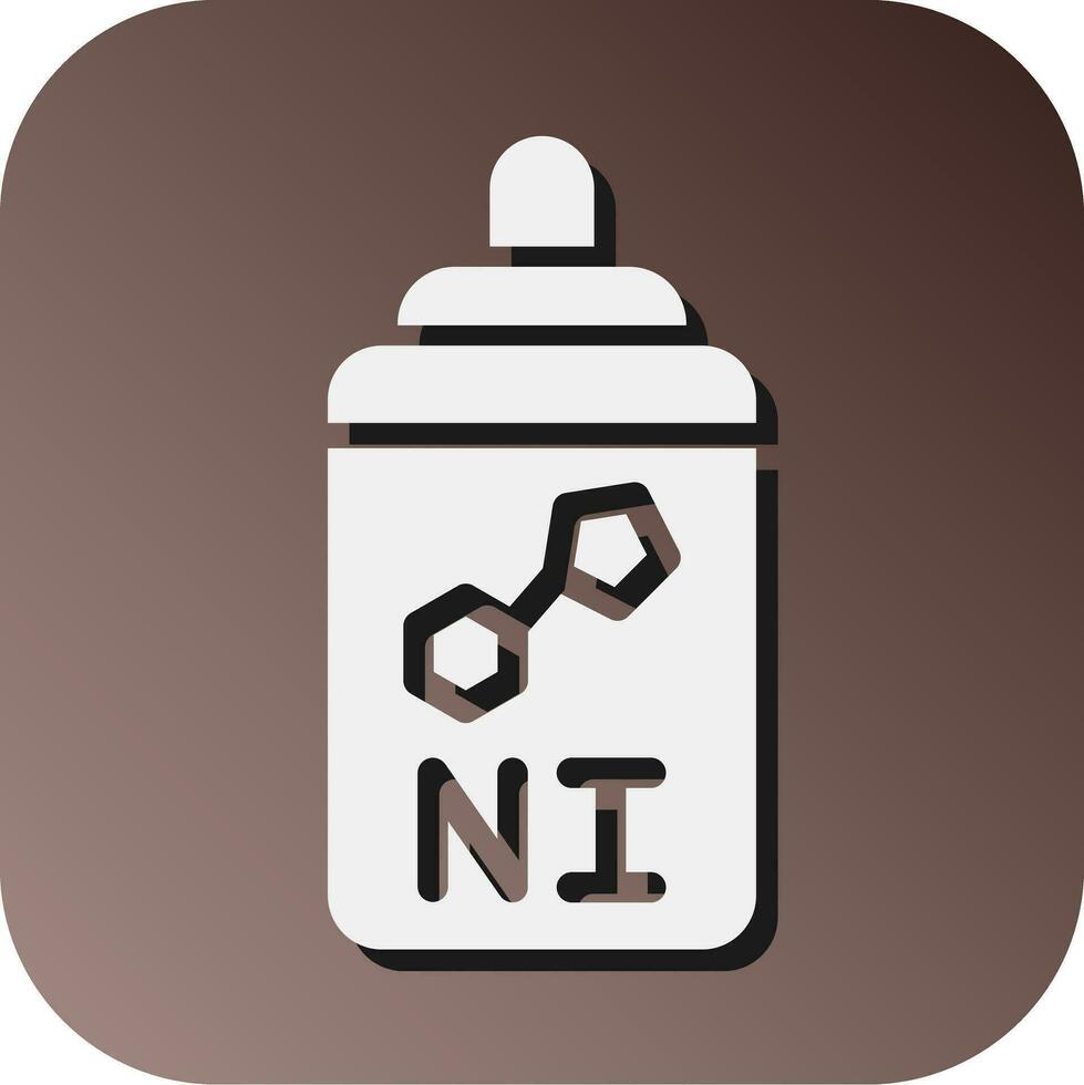 nicotine vector glyph helling achtergrond icoon voor persoonlijk en reclame gebruiken.