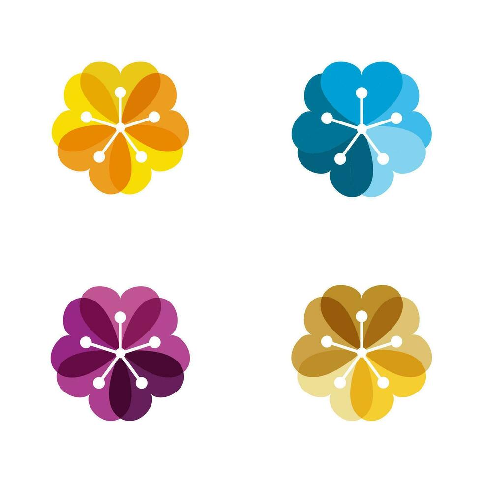 bloem vector pictogram ontwerp
