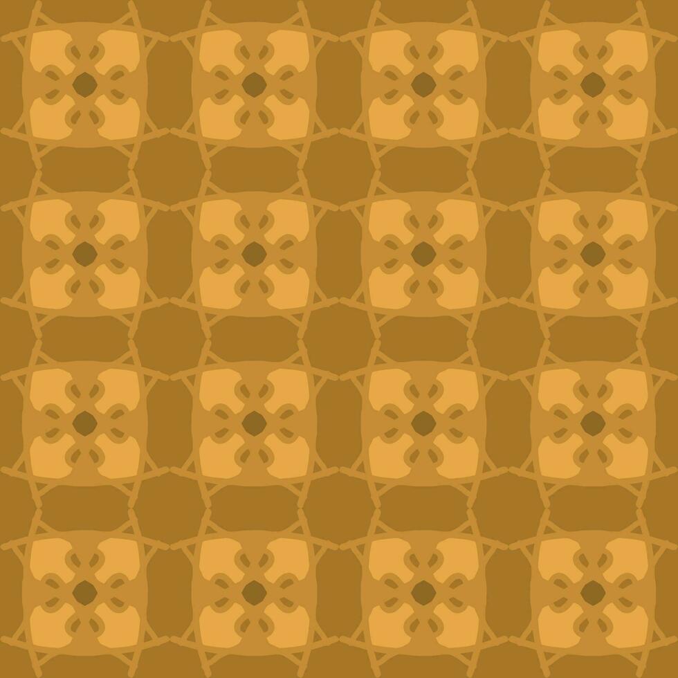 naadloos patroon zacht bruin wijnoogst bloemen chocola karamel mokka koffie kleur mandala achtergrond vector illustratie cultuur interieur vlak ontwerp