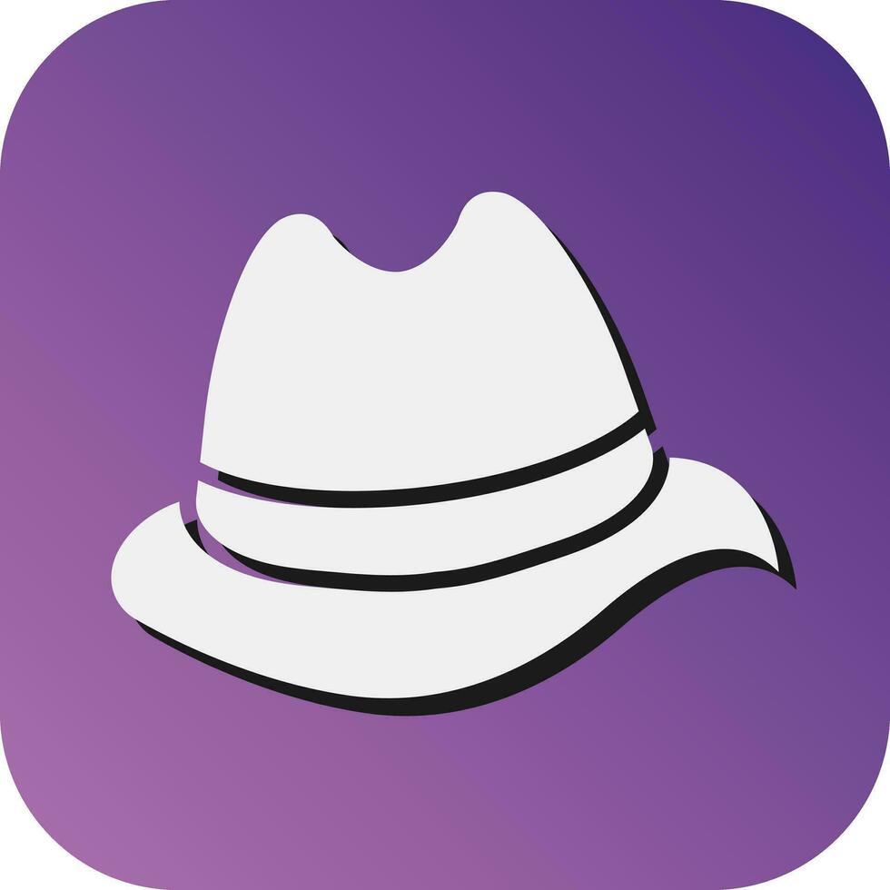 floppy hoed vector glyph helling achtergrond icoon voor persoonlijk en reclame gebruiken.
