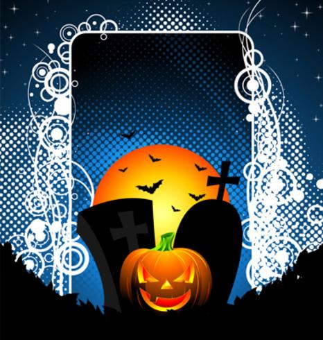 vectorillustratie op een Halloween-thema vector