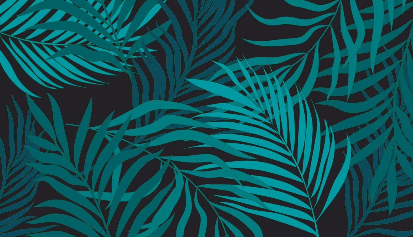 groen bladeren palm bloemen lijnen kunst afdrukken ontwerp. botanisch muur kunst vector abstract kunst ontwerp voor muur afdrukken.