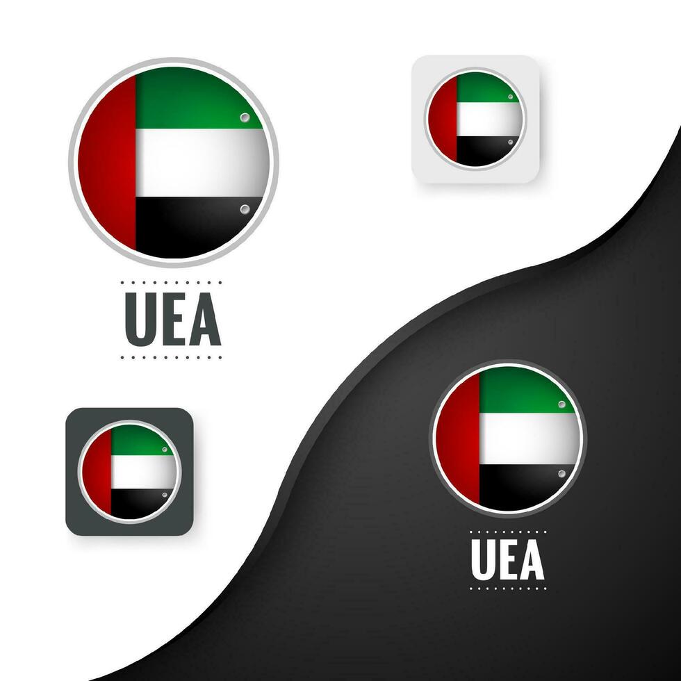 uea nationaal dag sjabloon banier ontwerp. uni emiraat Arabisch vlag vector