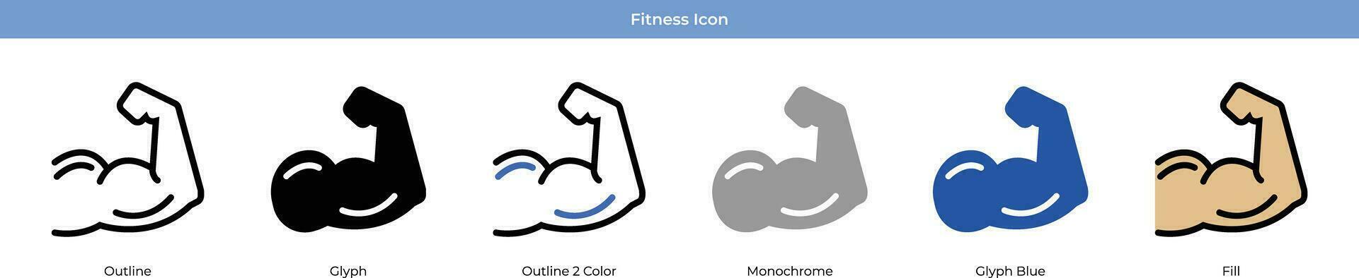 fitness vector icoon