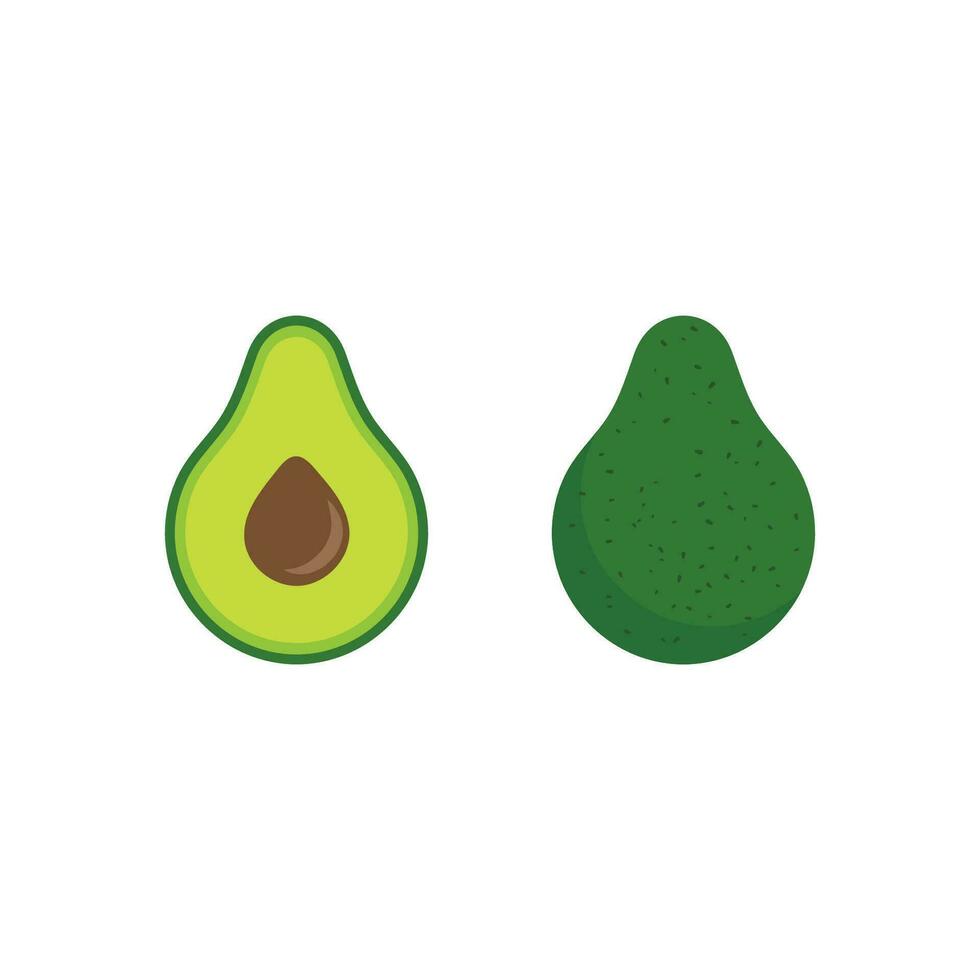 avocado vector pictogram illustratie ontwerp