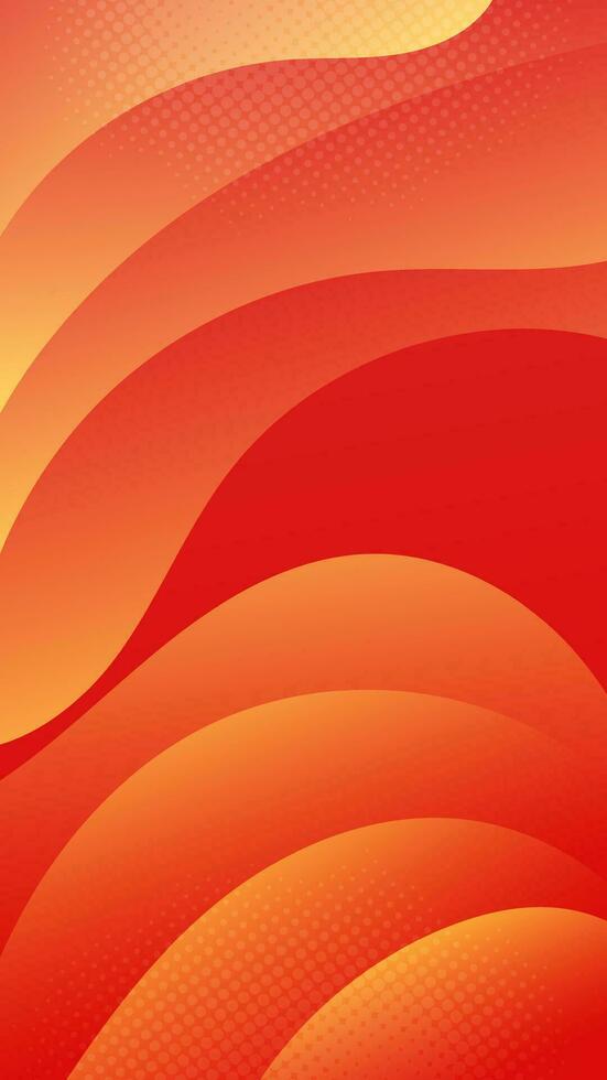 abstract achtergrond oranje kleur met golvend lijnen en hellingen is een veelzijdig Bedrijfsmiddel geschikt voor divers ontwerp projecten zo net zo websites, presentaties, afdrukken materialen, sociaal media berichten vector