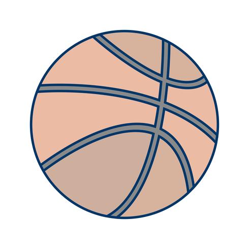 Vector basketbal pictogram