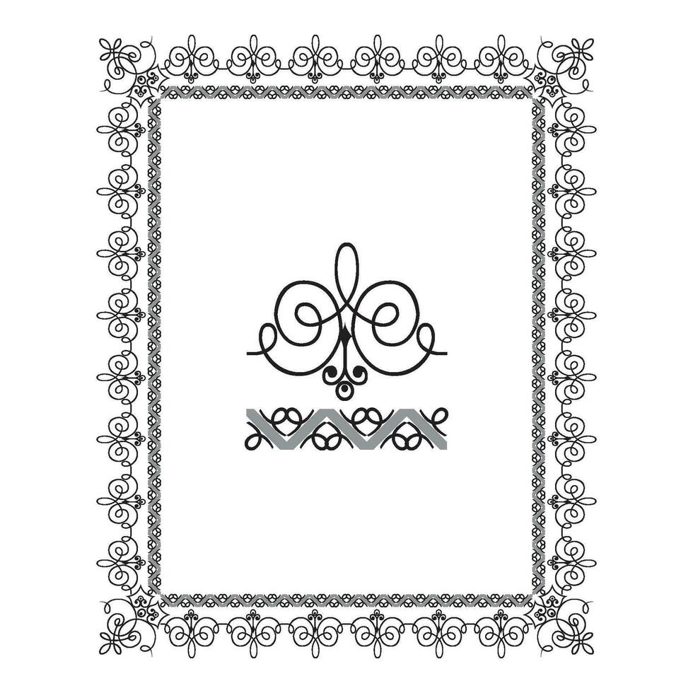 wijnoogst bloemen klassiek kalligrafische retro vignet rol kaders sier- ontwerp elementen zwart en kleur reeks geïsoleerd vector