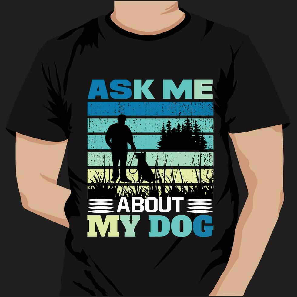 hond citaat wijnoogst premie t-shirt ontwerp illustrator vector