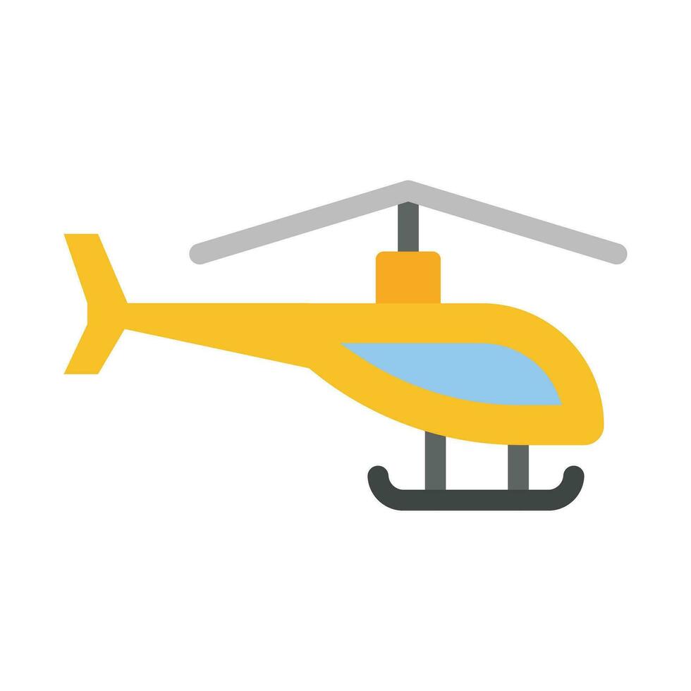 leger helikopter vector vlak icoon voor persoonlijk en reclame gebruiken.