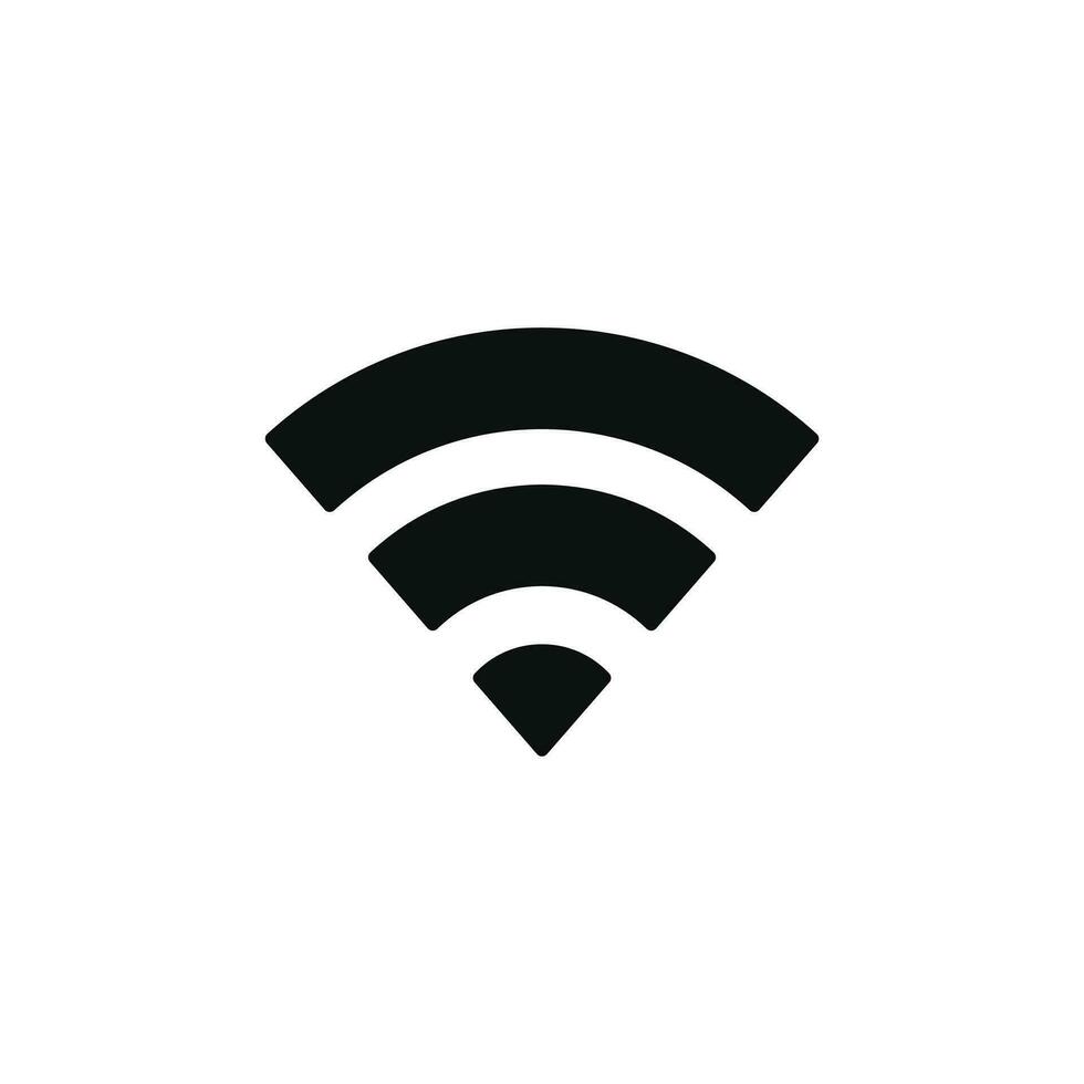 Wifi icoon geïsoleerd Aan wit achtergrond vector