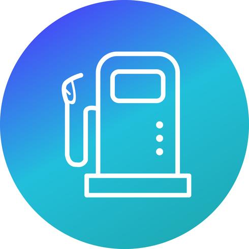 Brandstofstation Vector Icon