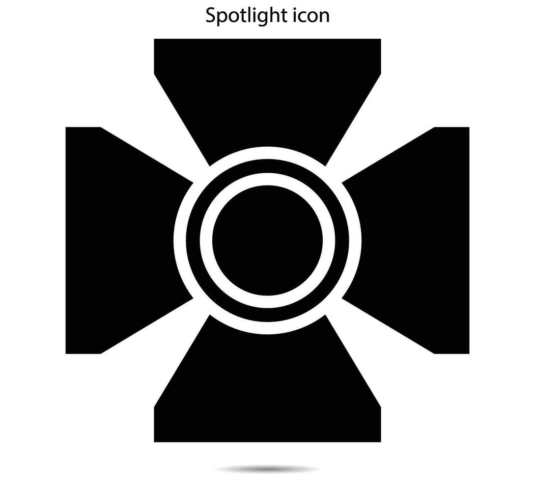 spotlight icoon, vector illustrator