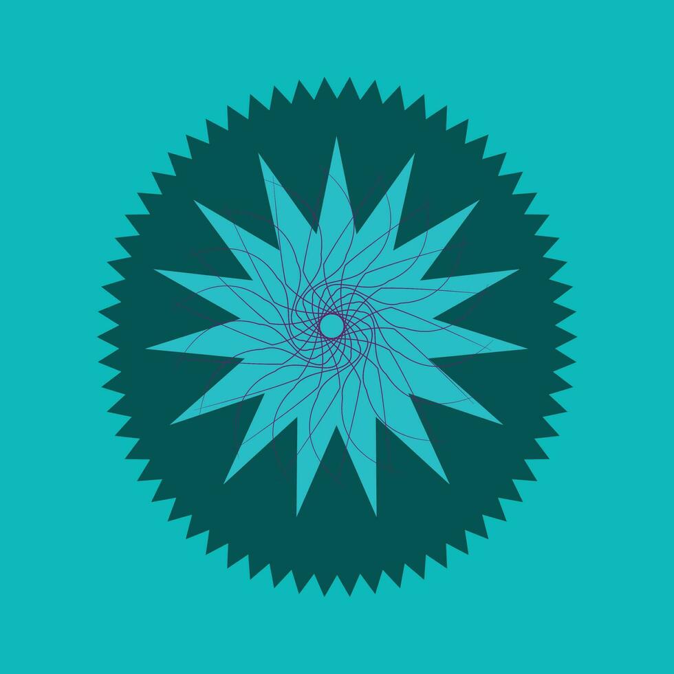 creatief en modern mandala ontwerp vector