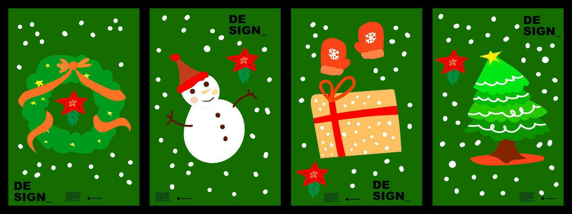 illustratie vector grafisch Kerstmis achtergrond voor banier, poster, folder, brochure, sjabloon, ontwerp