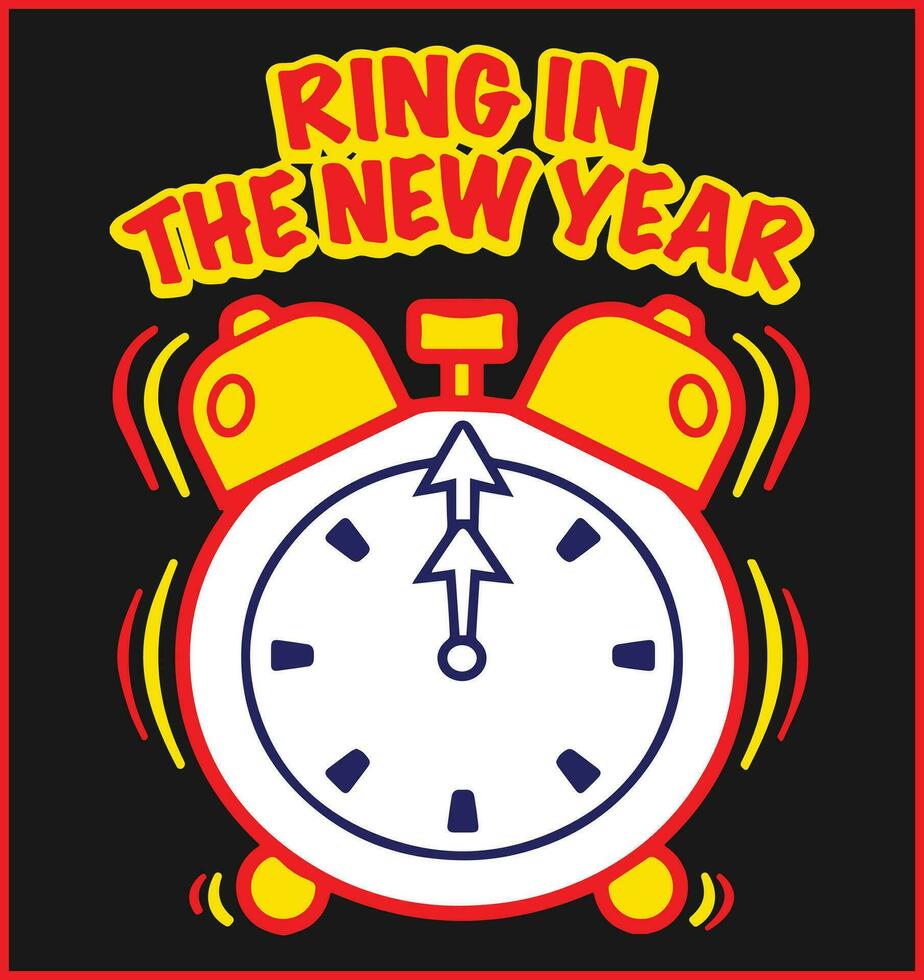 ring in de nieuw jaar gelukkig nieuw jaar 2024 Welkom vector