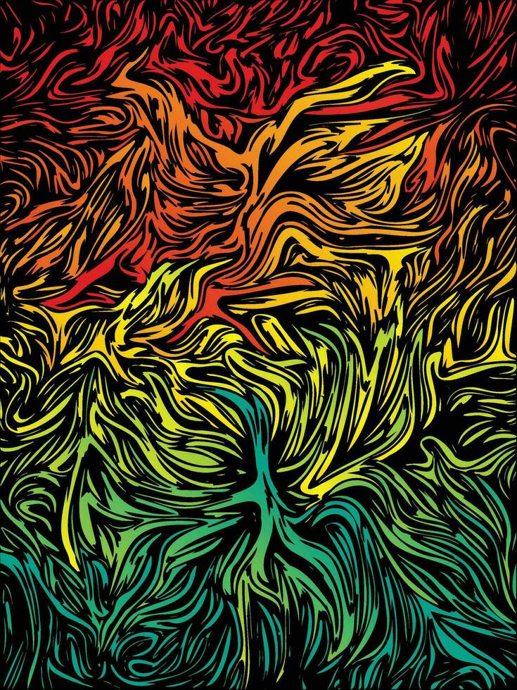 abstract kleurrijk psychedelisch achtergrond vector