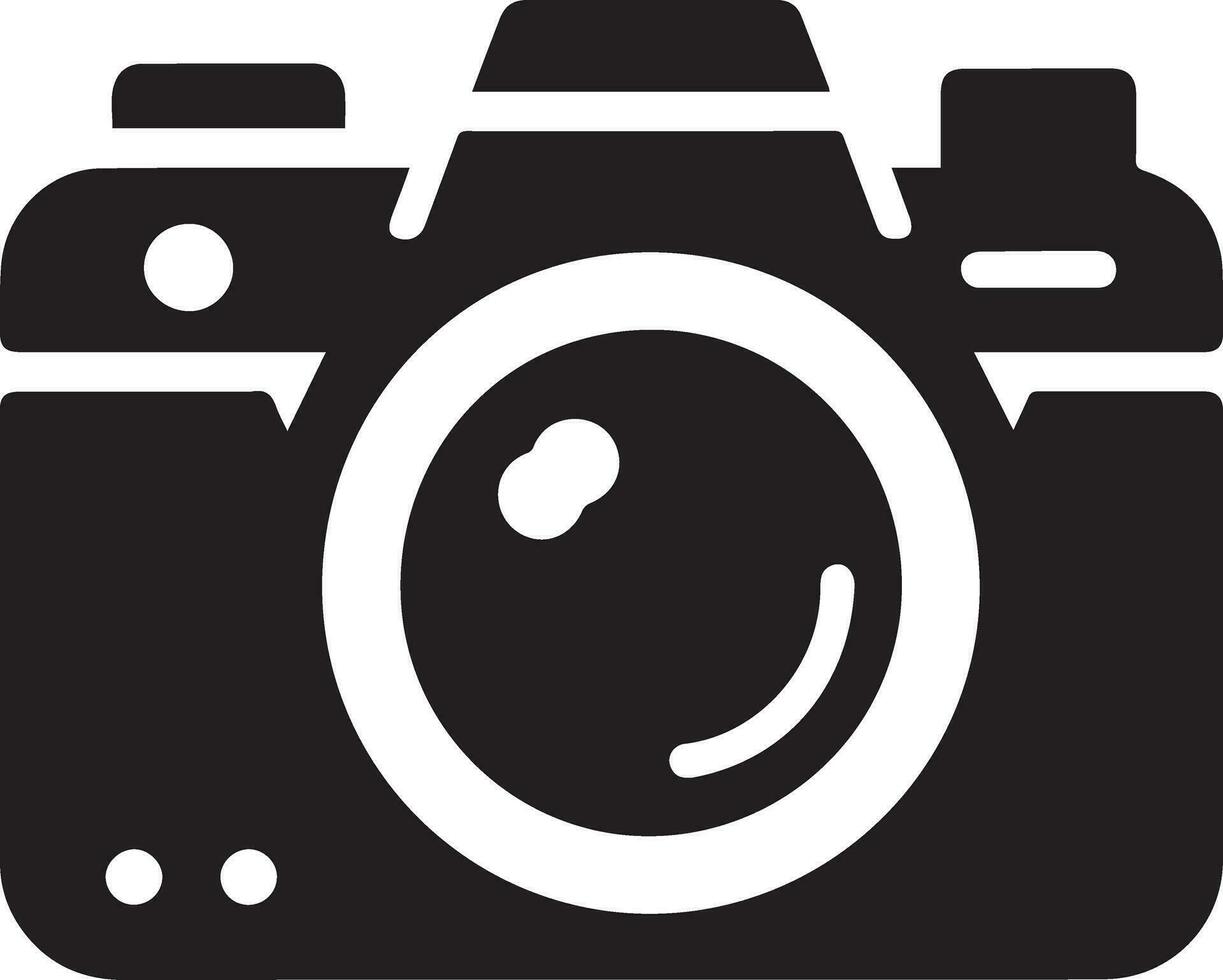 camera icoon vector kunst illustratie zwart kleur 7