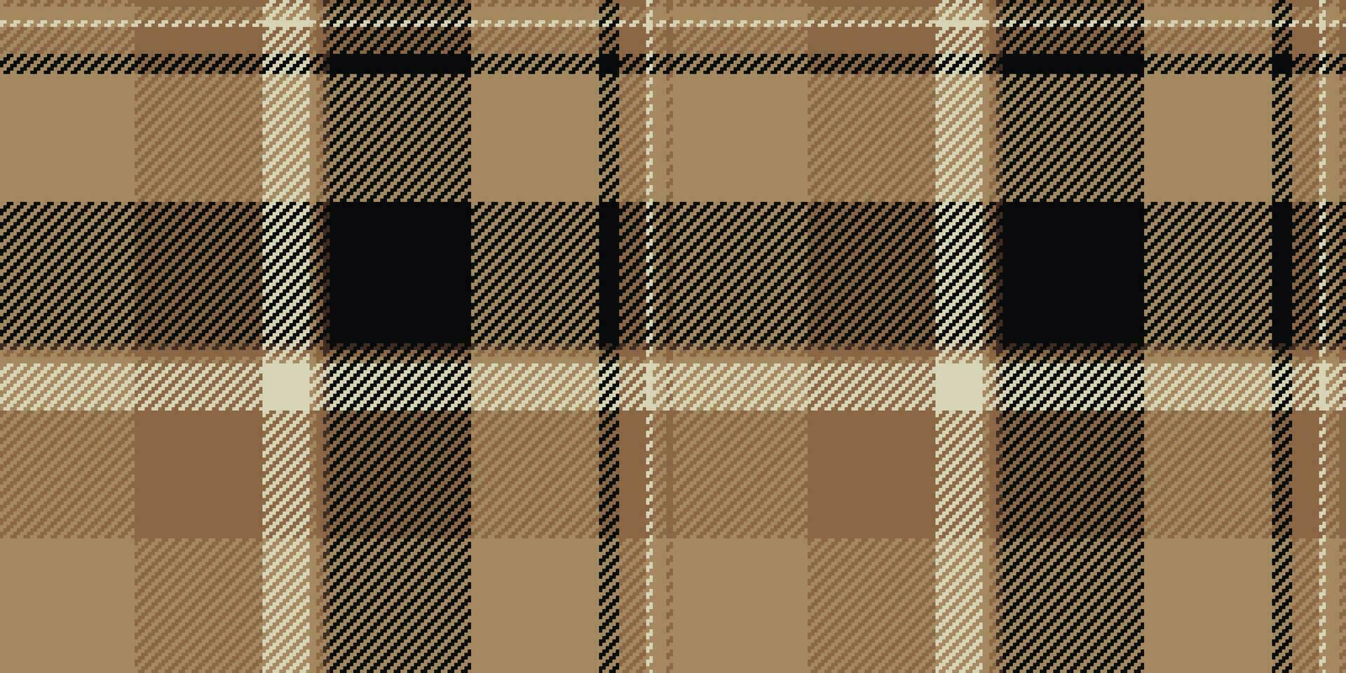 ontwerpen naadloos patroon textiel, perfect vector Schotse ruit plaid. rommelig controleren structuur achtergrond kleding stof in oranje en zwart kleuren.