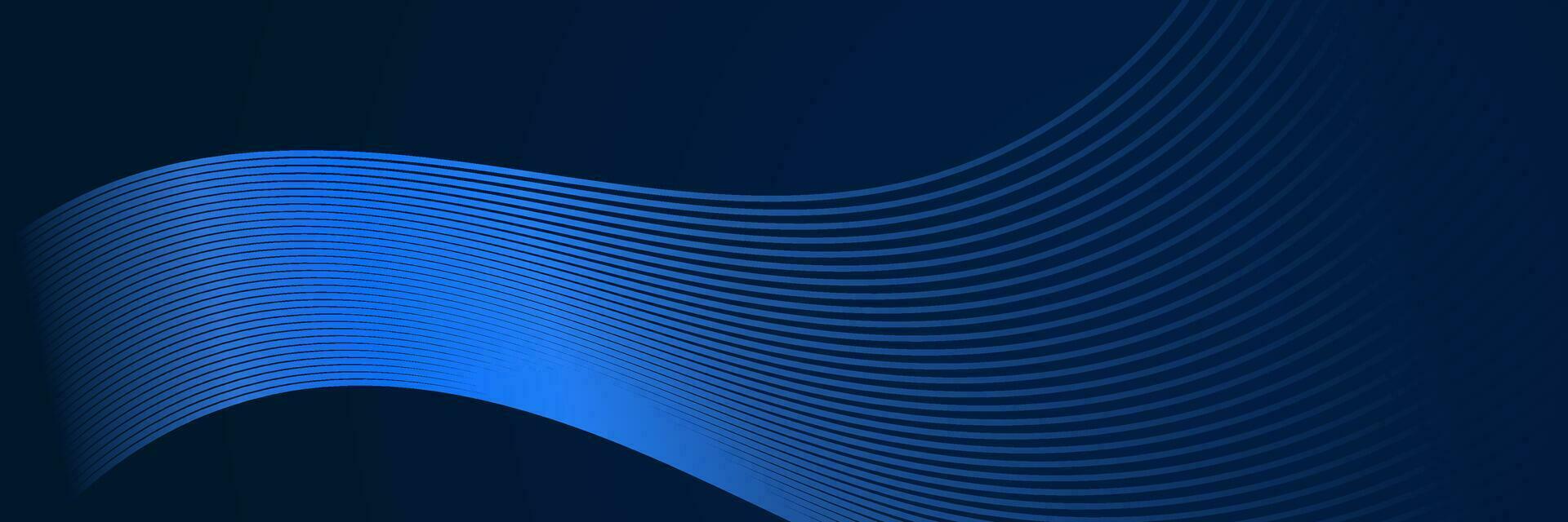 abstract bedrijf donker blauw achtergrond met gloeiend lijnen vector