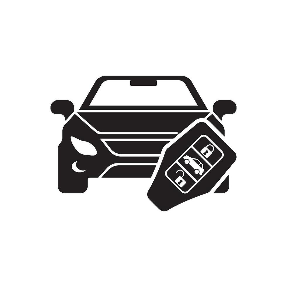 symbool logo icoon, auto sleutel ontwerp vector illustratie