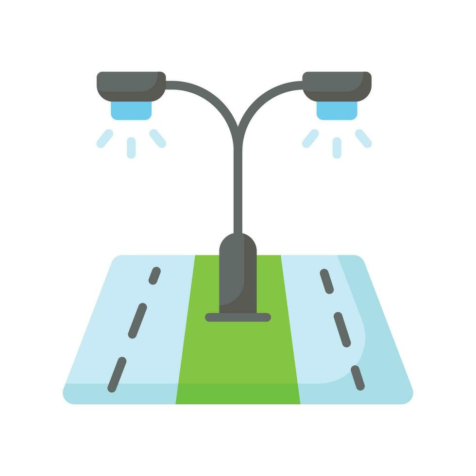 weg lichten vector ontwerp, stad elementen pictogrammen geïsoleerd Aan wit achtergrond