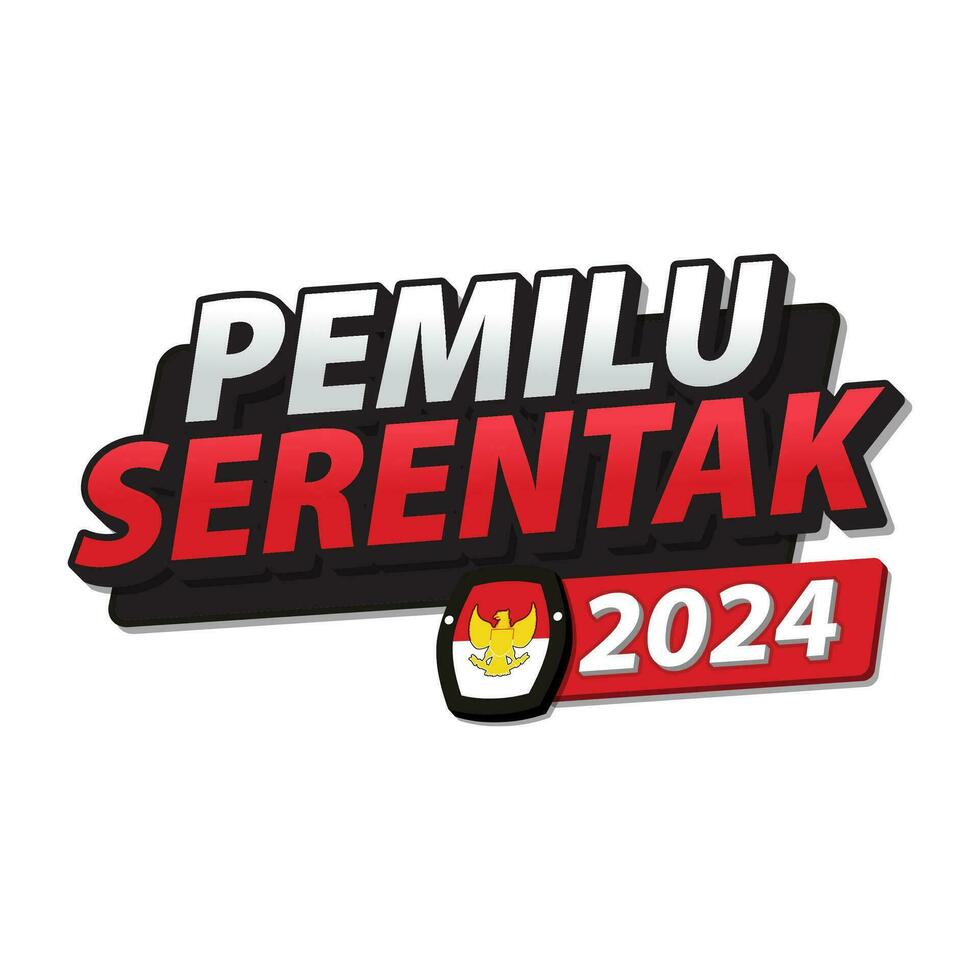 Indonesisch verkiezing illustratie vector