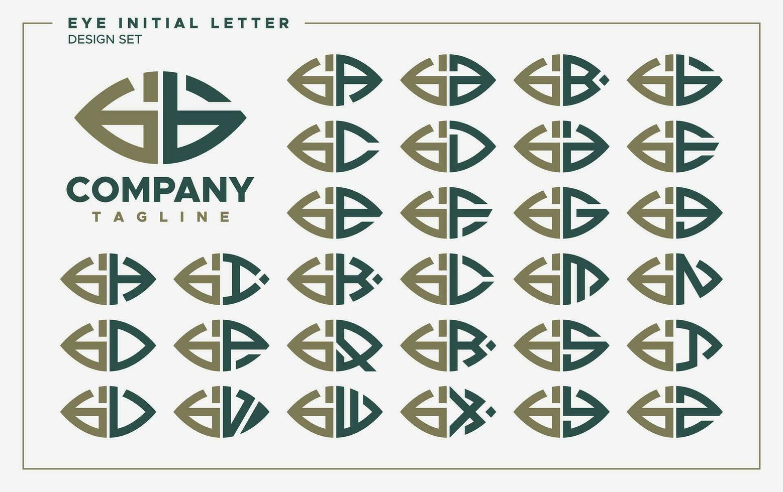 luxe oog of blad vorm kleine letters brief b bb logo ontwerp reeks vector