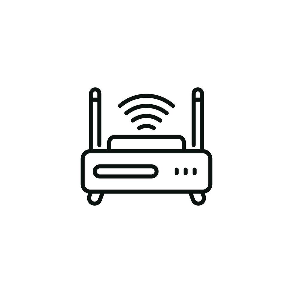 router icoon geïsoleerd Aan wit achtergrond vector