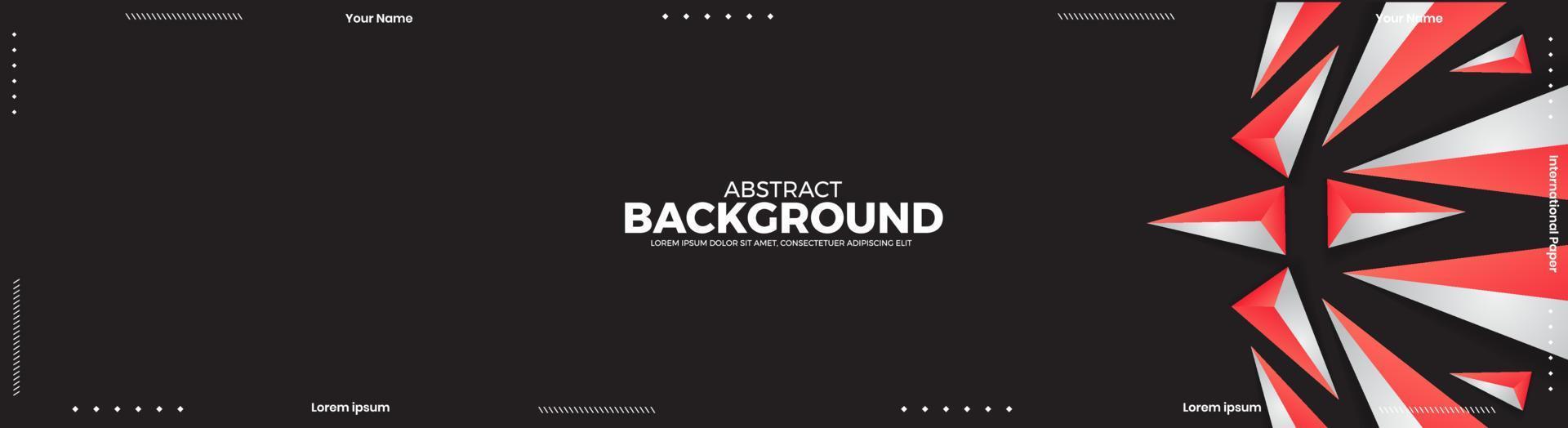 abstracte banner ontwerp websjablonen, horizontale header webbanner. moderne abstracte cover header achtergrond voor website ontwerp, social media cover reclamebanner, flyer, uitnodigingskaart vector