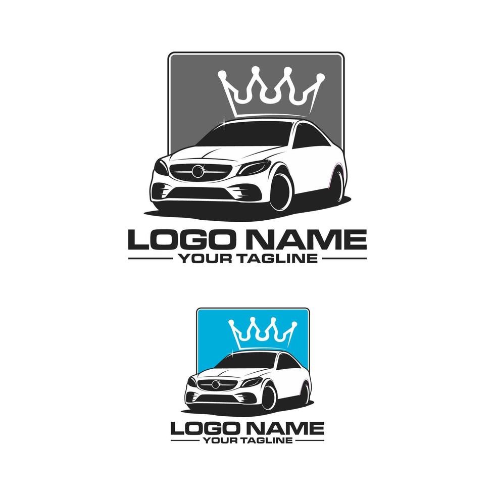 car wash king-logo automotive-logo vector