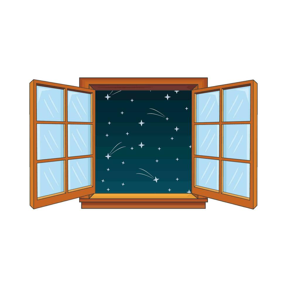 illustratie van venster vector