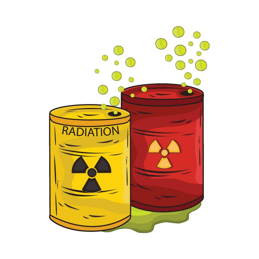 illustratie van straling vector