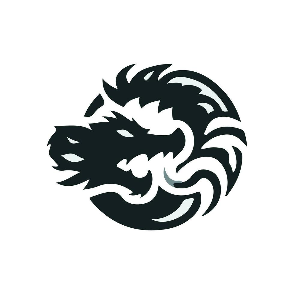 draak vector pictogram illustratie ontwerp logo sjabloon