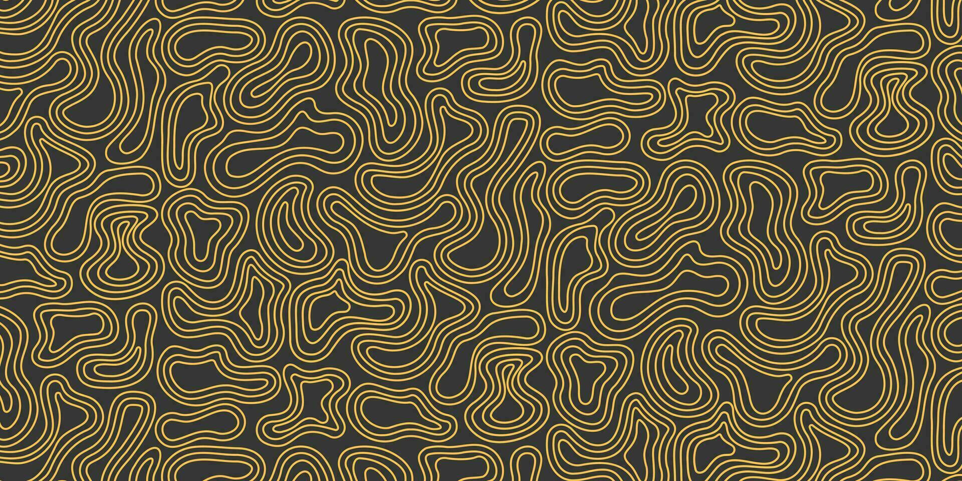 abstract goud glad vormen naadloos patroon Aan geïsoleerd achtergrond. vector figuren, lijnen. voor papier, omslag, kleding stof, geschenk inpakken, notitieboekje, bed linnen, banier of poster