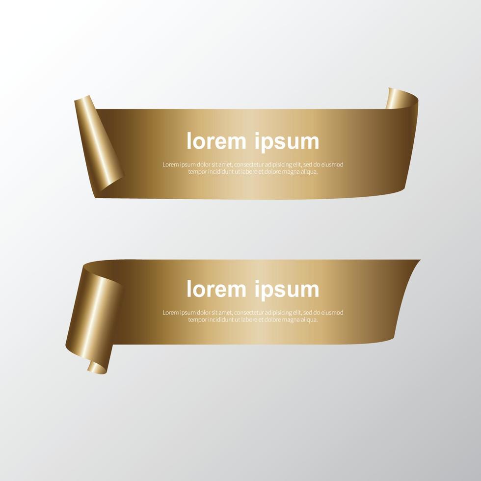 gouden label object, verkoop object vector