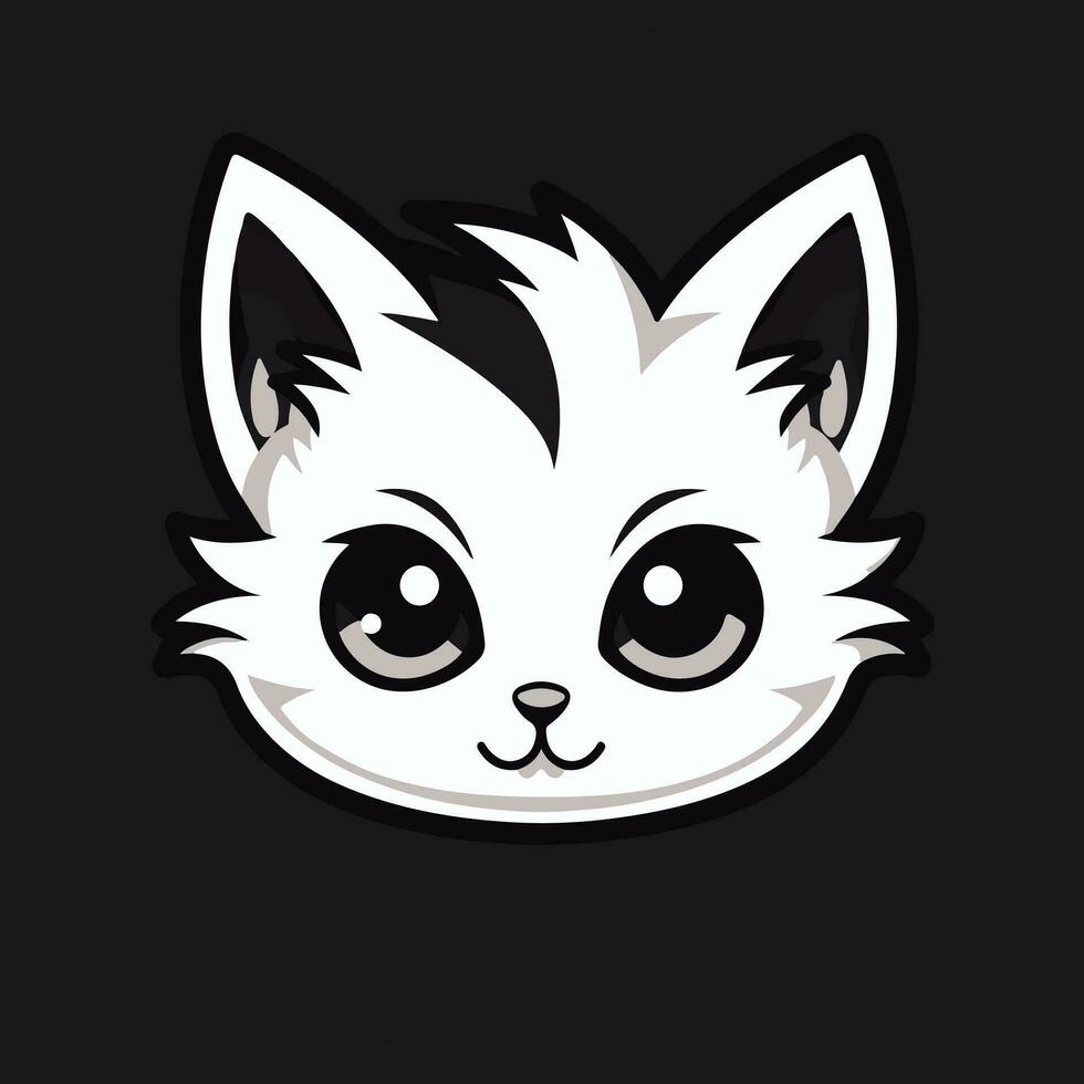 ai gegenereerd esport kat insigne icoon logo vector