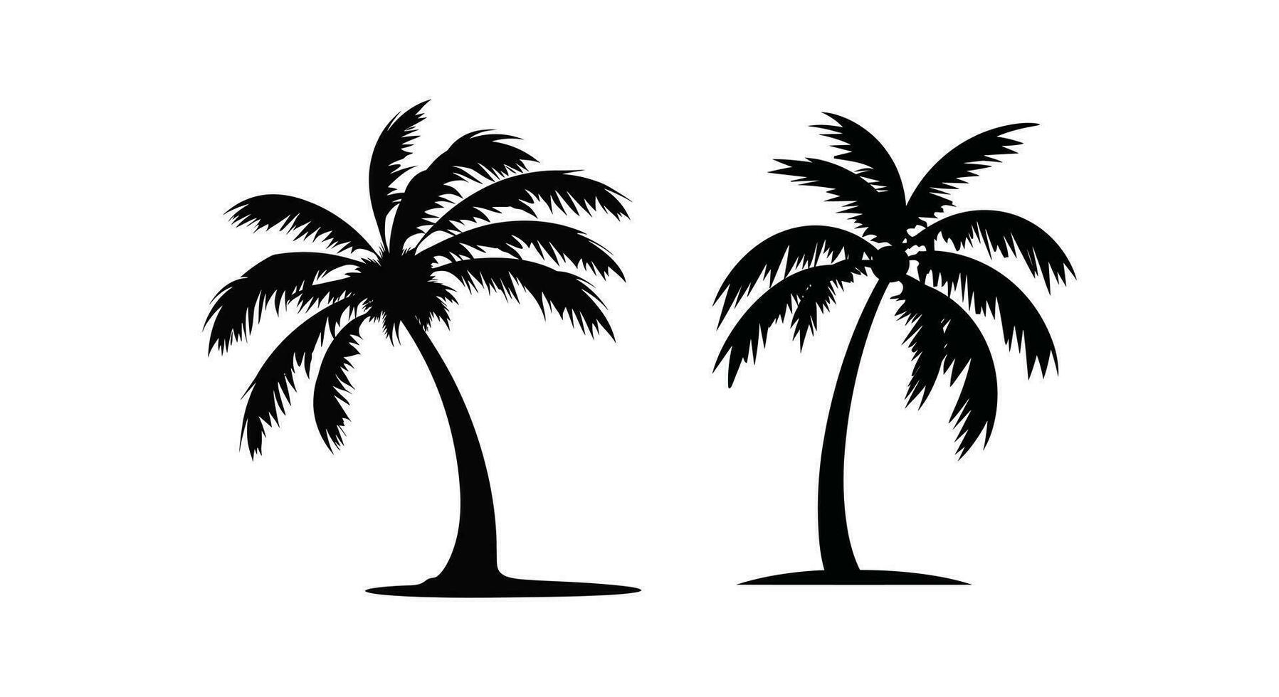 palm bosje vector reeks