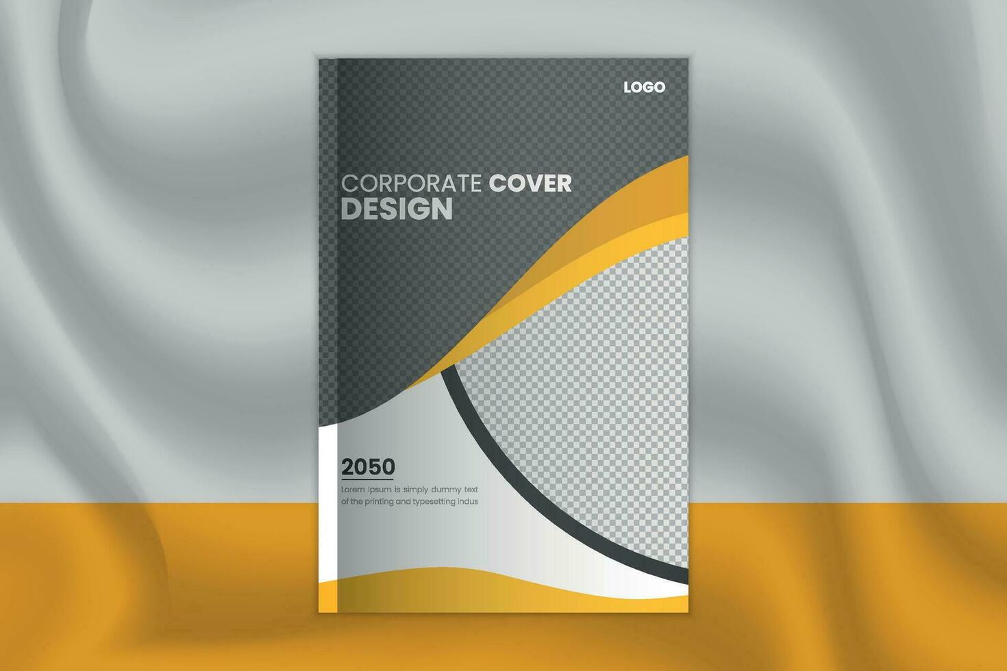 zakelijke creatief boek Hoes ontwerp sjabloon voor bedrijf, bedrijf profiel Hoes ontwerp vector
