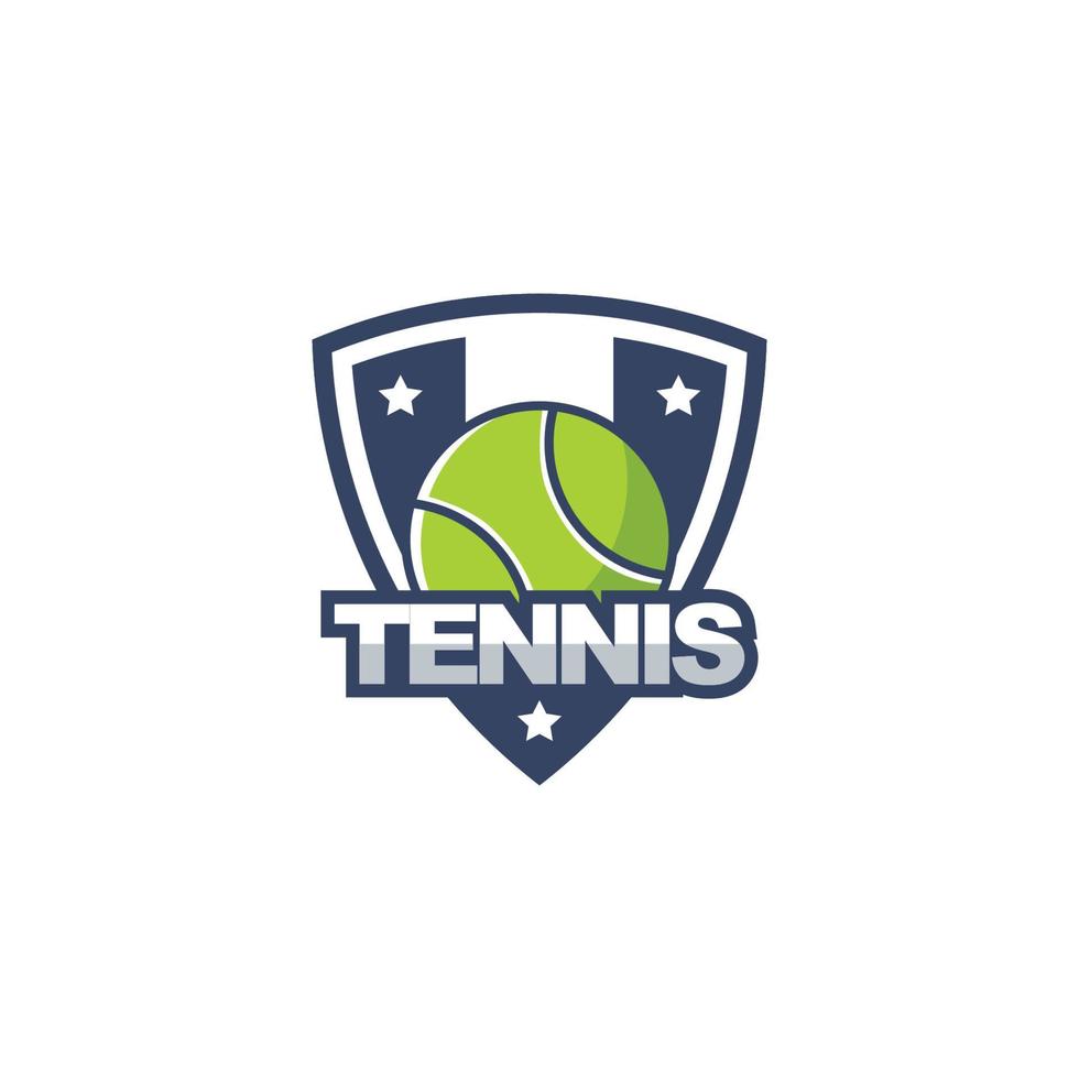 tennislogo sportbadge Amerikaans logo sport vector