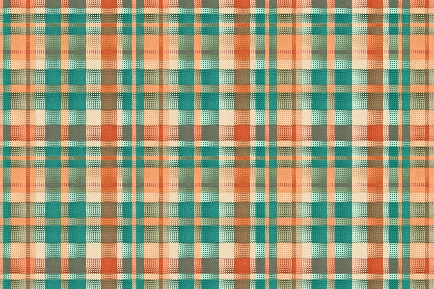 tartan geruit patroon met textuur en zomerkleur. vector